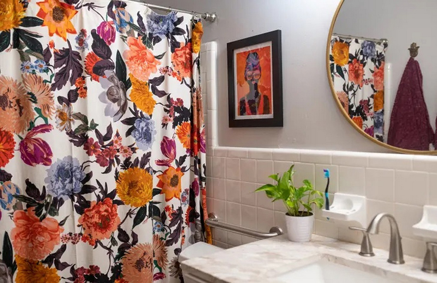 Elevate Your Bathroom Design: 8 Creative Shower Curtains
